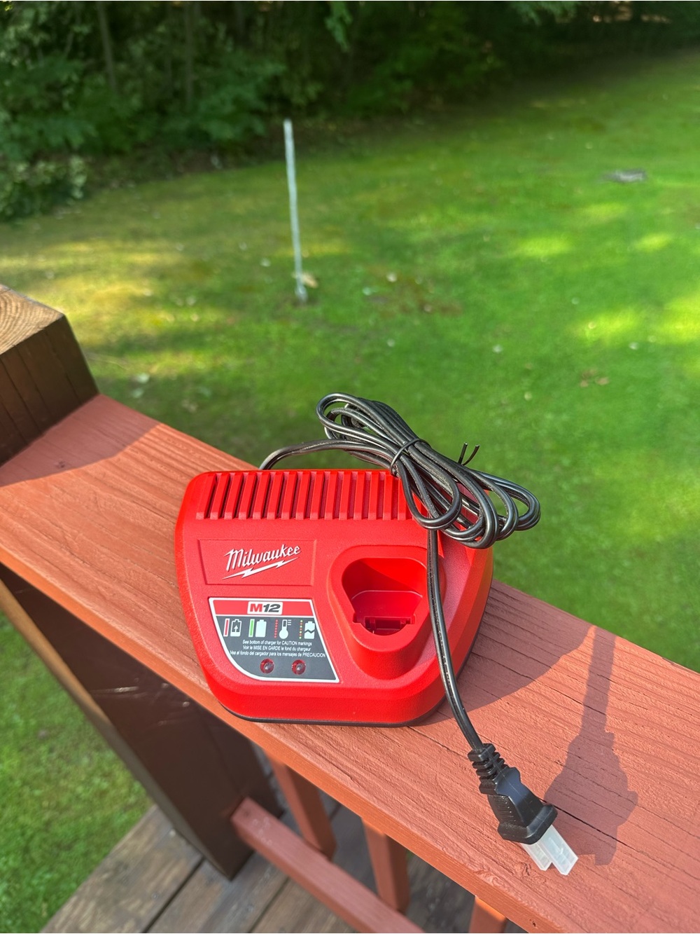 Milwaukee Red M12 Battery Charger - Compact Power Charger